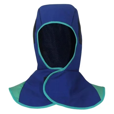 Washable Splash Proof Scald Proof Welder Hook Flame Retardant Welding Facepiece with Neck Shoulder Drape Anti-hot Shawl Hat