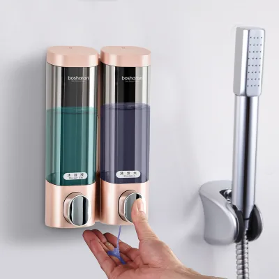 300ml*2 in 1 Dispensador De Champu Distributeur Shampooing Shampoospender Shampooannostelija Shampoo Mpondani Soap Dispenser