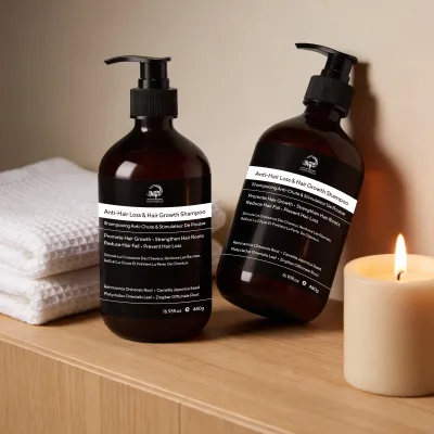 Factory Wholesale Price Custom Logo Strengthen Hair Roots Nourishing Hair Anti Hair Loss Shampoo for Men & Women