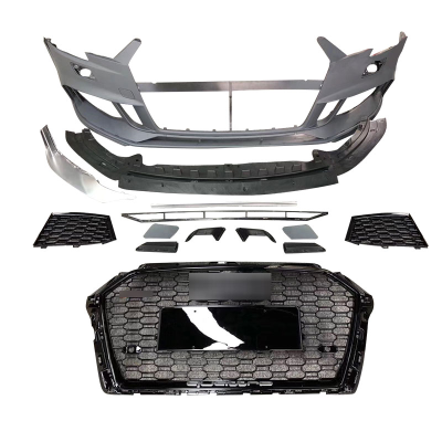 Body Kit Fit for TT/TTS 2016-2018  Bodykit Front Bumper and Front Grill Upgrade TTRS 2016-2018 Front Facelift