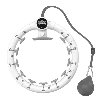Bodybuilding Gym Weight Loss Fitness Circle Led Digital Hula Ring Smart Hula Ring Hoops