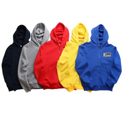 Wholesale Men's Pullover Hoodie Custom Blank Logo Autumn 100% Polyester Fleece Eco-Friendly Breathable