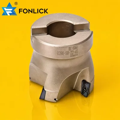R390 Insert High Speed Steel Blade CNC Tool Adapted to Shante R390 Face Milling Cutter Disc 42CrMo & TOOLOX44