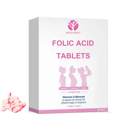 Wholesale Folic Acid Tablets Prenatal Development Folic Acid Vitamin Tablets Pregnant Supplement