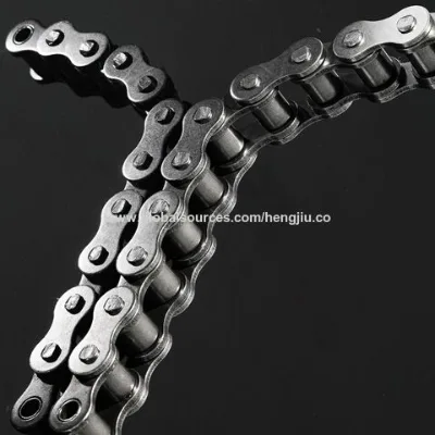 Custom Stainless Metal Steel Conveyor Transmission Roller Chains Industrial