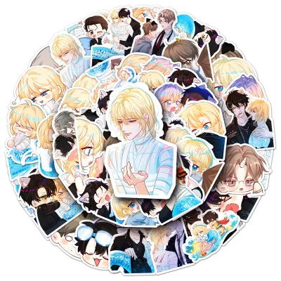 50pcs High Quality Decorative Waterproof Custom Sticker Graffiti Characters From Novels Merman Fall Sticker