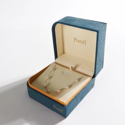 Custom Design Microfiber Magnetic Ring Gift Jewelry Storage Box Flip Open Travel Jewelry Box Packaging Ring Necklace Jewelry Box