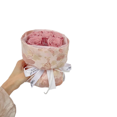 Hot Selling Mini Flower Bouquet Preserved Rose Flower Gift for Decoration