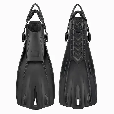 Adult Lightweight Large Shoe 34-45 Size Belly Elastic Shoelace Open Heel Swim Snorkel for Deep Diving Lung Middle Long TPR
