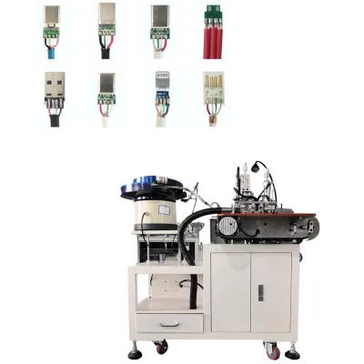 Automatic Usb Cable Soldering and Stripping Machine for Data Cable Applications