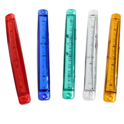 LED Running Lights for Truck Side Small Round Truck Side Marker Lights 1 Inch or 2 Inch Round LED Side Lights