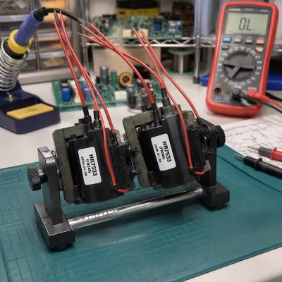 High Voltage Flyback Transformer HR7506 Through Hole Mounting Electronic Component