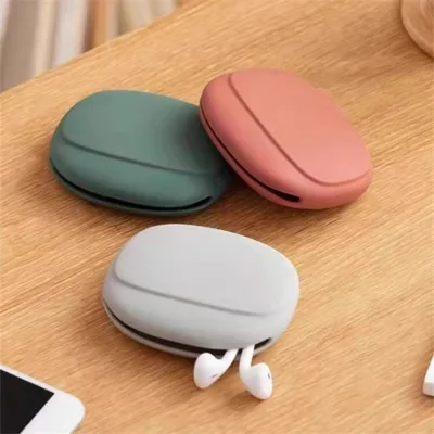 Elegant Silicone Storage Bag for Bluetooth Headsets in Living Room