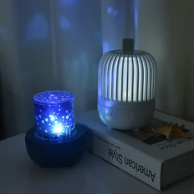 Starry Projector Lamp Led Night Light Modern Home Starry Sky Projector LED Night Light Moon Star Projector Night Light Speaker