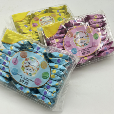 Circular Biscuits OEM Mini Chocolate Biscuits Sandwich Halal Biscuits