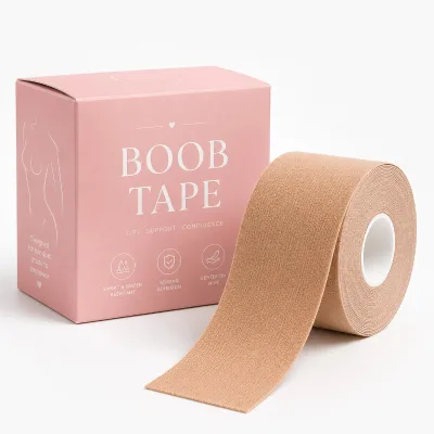 Elastic Waterproof Invisible Instant Lift up Nude Breast Body Nipple Tape Boobtape Boob Tape for Women