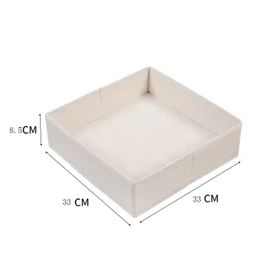 Foldable Fabric Wardrobe Drawer Closet Divider Cubes Containers Drawer Organiser Storage Box for Underwear Clothes