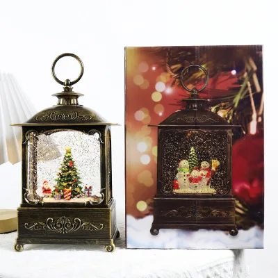 Christmas Decorations Wind Lamps Christmas Crystal Lights Music Boxes Children's Birthday Gifts