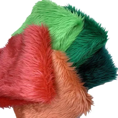 High Quality Plush Long Pile 40Mm Fake Faux Fur Fabric by the Yard