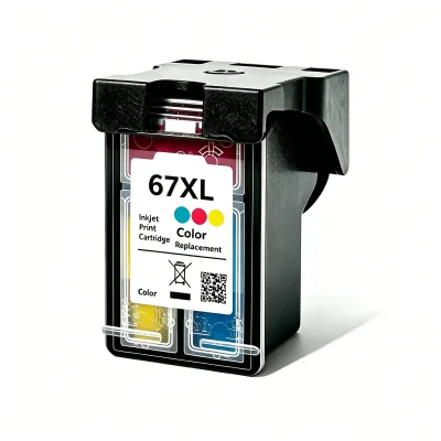 Compatible Cartridge 67XL High Yield for H. P DeskJet 2755e 2855e 4255e 4155e Envy 6055e 6455e 6400