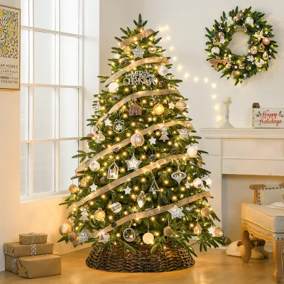 210cm Artificial Christmas Tree Easy Assembly for Home Office Party Decoration Indoor Arbol De Navidad 2023