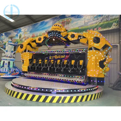 Amusement Rides Manufacturers Outdoor Spin Polar Adventure Rides With Good Price Factory Direct Sales Trailer Mounted RoboCop
