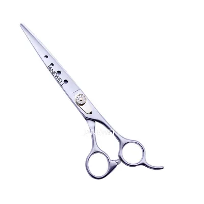 Hollow Design Dog Scissors Luxury 7 Inch Pet Hair Scissors with Customizable Logo