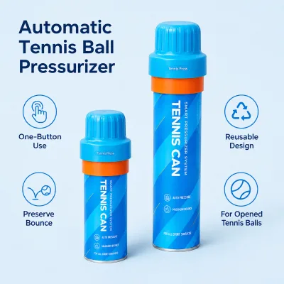 Automatic Tennis Padel Ball Pressurizer 14 PSI Electric Pressure Machine Reusable Ball Saver Storage Container Custom OEM