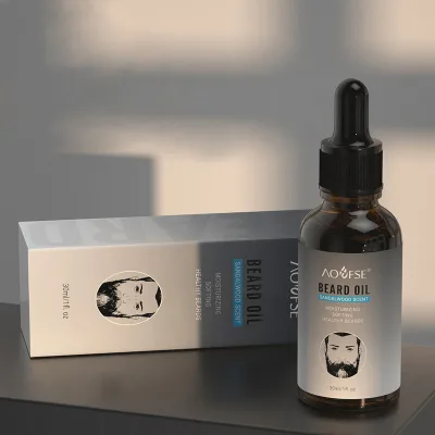 Fast Beard Growth Oil Natural Organic Vegan Men Care 30ml Beard Oil for Frizzy Beard