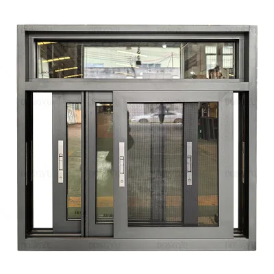 2025 Hot Sale Modern Simple House Double Glazed Sliding Windows Low-E Glass Aluminum Sliding Window With Mosquito Net