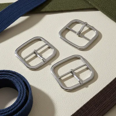 High Quality Alloy Square Adjustable Pearl Color Women's Shoe Belt Buckle Decoration