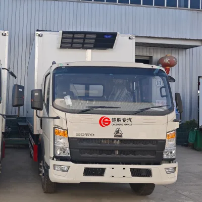 Lightweight 4*2 Refrigerated Truck  Reefer Truck Chiller Truck Freezer Truck for Urban Grocery Delivery Services