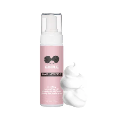 Private Label Hair Mousse Styling Organic Anti- Frizz Hair Foam Mousse Define Waves