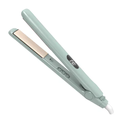 Customized logo in Fresh Green Color. LED Straight Clip with Stylish Design. Hair Dryer.