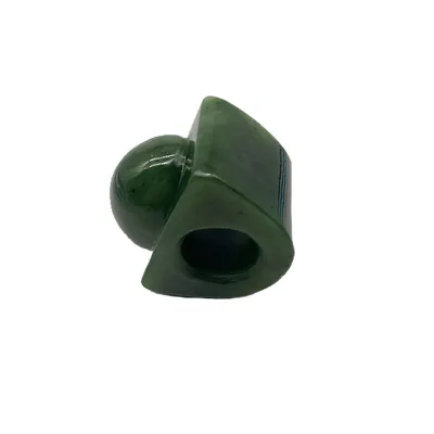 Natural Jade Massager Handcarved Jade Hand Massager