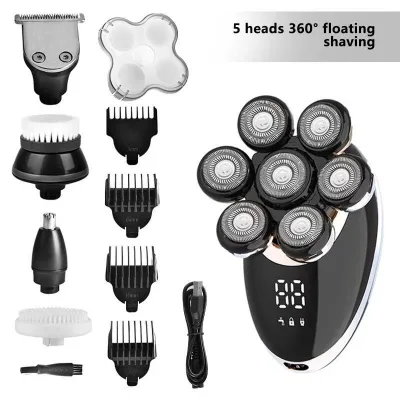 OEM Electric Foil Shaver Nose Trimmer Facial Beard Shaver Mens Sideburns USB Rechargeable Household Hotel Triple Blade