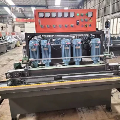 Automatic Glass Bevel Edge Grinder 3-15mm Thickness 0-2m min Processing Speed Glass Beveling Polishing Equipment