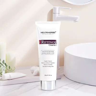 Neutriherbs Priavte Label Gentle Deep Cleansing VA Anti Wrinkle Face Wash Retinol Facial Cleanser