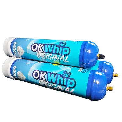 2023 Hot Sell Factory Price CE Cheapest 0.95L Food Grade Gas Chargers for Cream Dispenser 580G Gas Cream Chargers