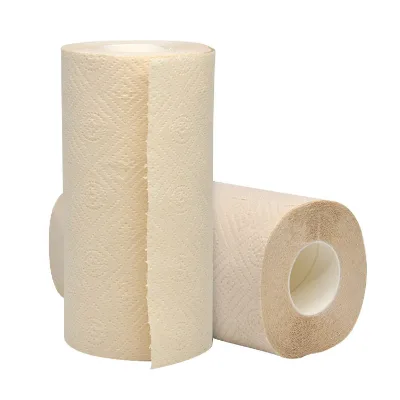 Qingya Custom Logo Bamboo Kitchen Towel Rolls - Unbleached, Eco-Friendly, High Oil Absorption OEM Manufacturer