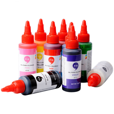 9 Colors Food Grade Black Color Oil-based Food Coloring Edible White Food Coloring Cake Chocolate Candy