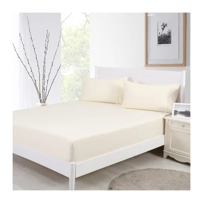 Wuxi Largest Supplier Custom Logo Queen Cotton Cool Max Fitted Sheets Set for Hotel