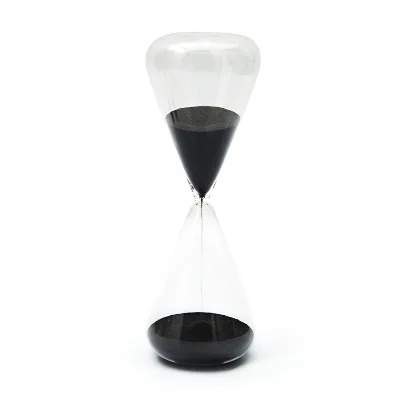 Hourglass Timer Mouth Blown Multiple Time 60 Minute Colored Standard Large Glass Hourglass