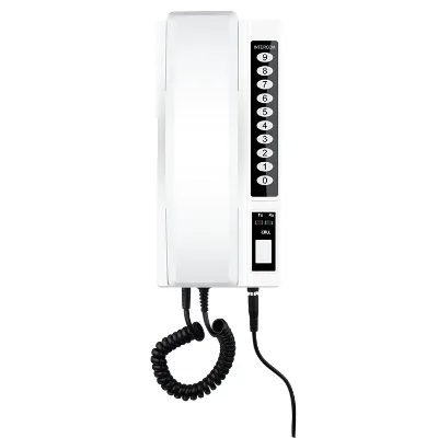 White office or home Indoor Intercom phone with full duplex intercom