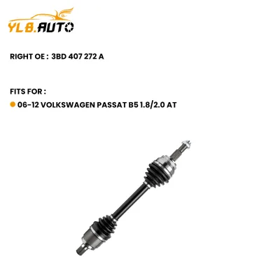 Replacement Front Right Drive Shaft for VW Passat B5 2006-2012 3BD407272A