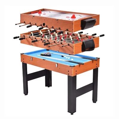 SZX Cheap 3 in 1 Multi Game Table with Billiard air Hockey and Soccer Table Game for Kids