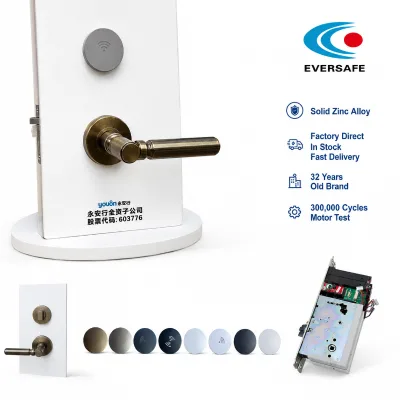 Wholesale Dust-Proof Stainless Steel 304 M1 Card Hotel Door Lock | for Boutique Hotel Use | UL Listed | 32 Years Factory