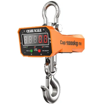 China Factory Make Hanging Crane Scale Remote Control 1000kg 2000kg 3000kg 5000kg Crane Scale Manual