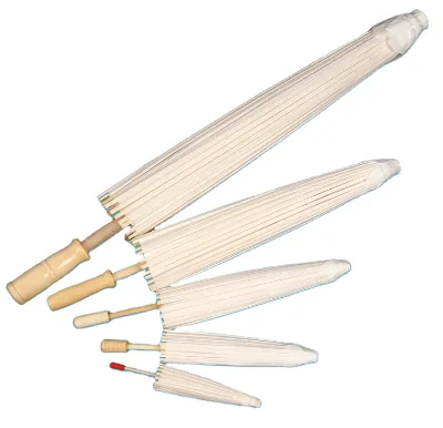 84/60CM Blank White Bamboo Paper Parasol DIY Umbrella, Wedding Party Favor, Bridal Shower Decor Photography Props