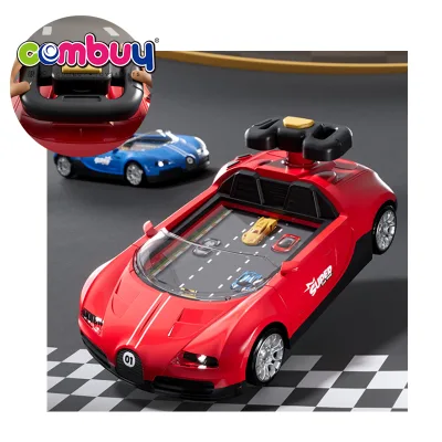 Driving Desktop Game Electric Lighting Music Toys Simulator Racing Car Game Machine
